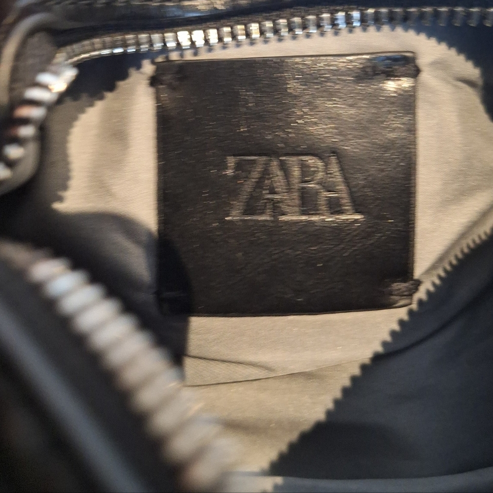 Zara Black Mini Duffle Bag